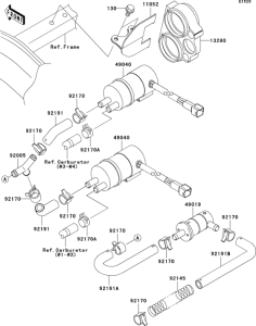 ZX1200 Топливный насос
