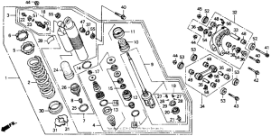 XR600R Shock absorber 91-92