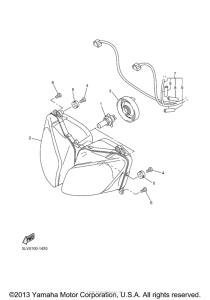FZS1000RC Фара