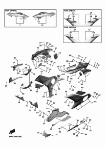 YZF600 Обтекатель 2
