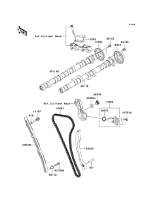 ZX1400 Распредвал