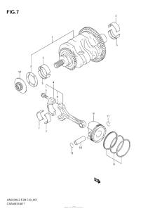 AN650 (ABS) Коленвал