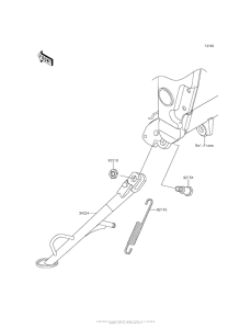 EX300 Подножка