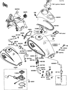 VN1500 Fuel tank(1 / 2)