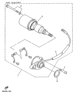 TDR125R Стартер