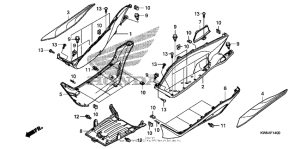 PCX125 Панель пола
