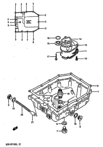 GSX-R1100 Маслосборник