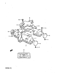GS450 Крышка головки цилиндров