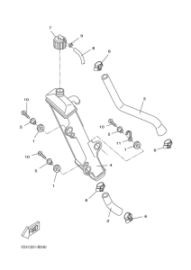 DT50RSM Radiator & hose