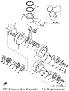 AT1MX Crank & piston