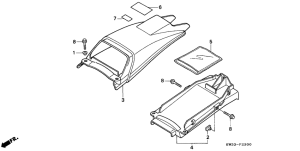 NX250 Заднее крыло