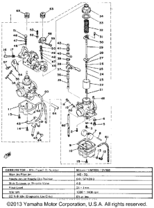 RD400F Карбюратор