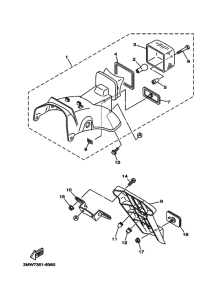 SR125 Taillight unit ass`y