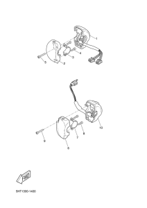 XQ125 Handle switch. lever