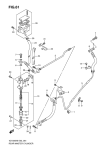 VZ1500 Задний тормозной цилиндр