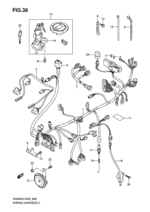 SV650 Жгут проводов