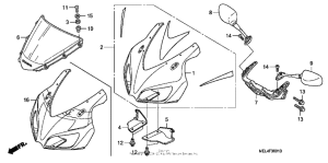  Нижний обтекатель