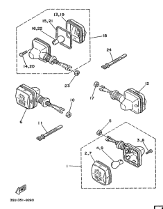 TY125 Поворотники