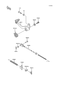 KL600 Педаль тормоза