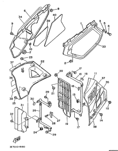 DT200R Боковые обтекатели