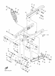 XVS950A Rear arm & suspension