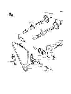 ZR750 Распредвал