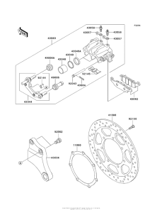 VN2000 Задний тормоз