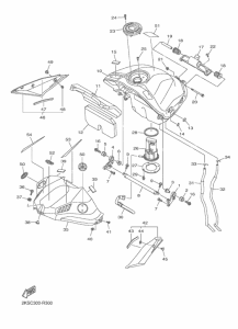 YZF-R1M Топливный бак