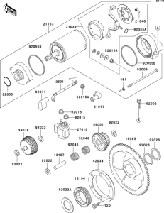 KL650 Стартер