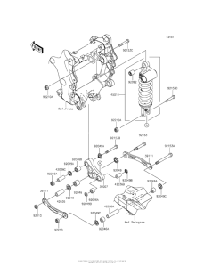 ZX1400 Подвеска  /  амортизатор