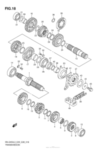RM-Z450 Трансмиссия