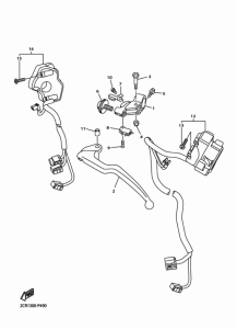 YZF-R1M Handle switch & lever