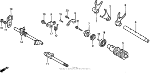 VT1100C2 Вилка переключения передач