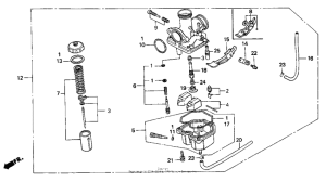 XR100 Карбюратор