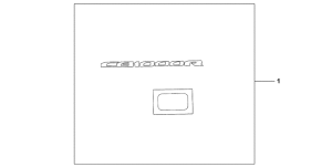 CB1000R 3d logo silver