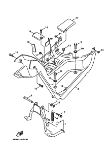 XF50 XF50X Support & repose pied