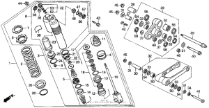 CR250R Rear shock absorber 94