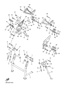 FZ6-SHG Stand & footrest