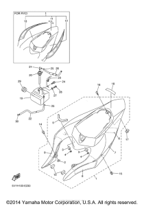 YZF-R1 Боковые обтекатели
