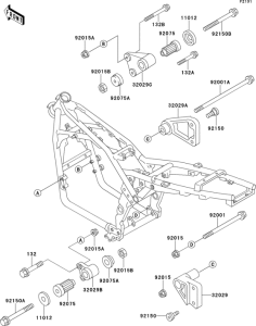 ZR550 Frame fitting