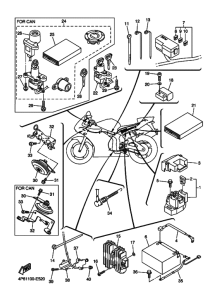 YZF-R6S Equipo electrico