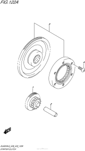 DL650X (ABS) Муфта стартера