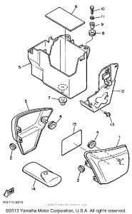 XJ700N Боковые обтекатели