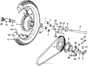  Переднее колесо