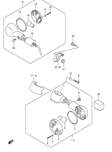 VL250 Поворотники