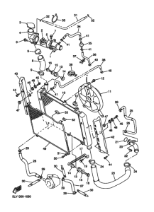 FZS1000 Радиатор и шланг