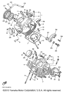 XV1100SHC Головка цилиндров