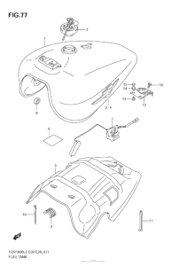 VZR1800 Fuel Tank (Vzr1800 L2 E03)