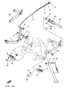 DT80LC Передний тормоз