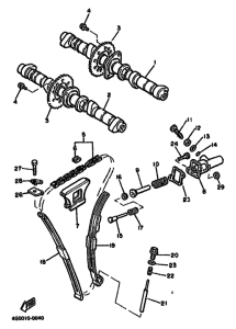 XJ550 Camshaft. chain